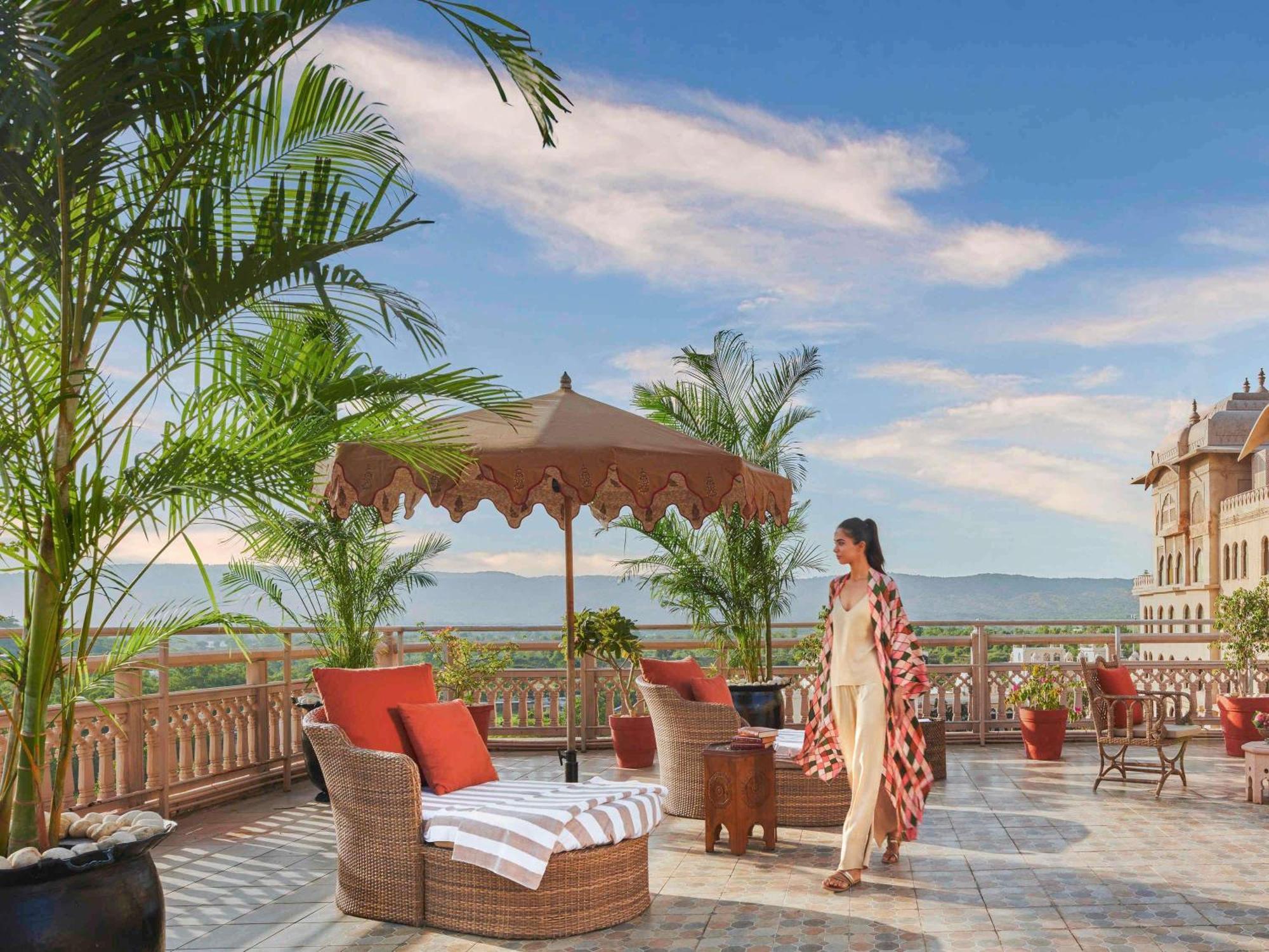 Terrace Suite: 2 complimentary craft beers or signature cocktail at Anjum per room per stay, Happy Hours (Buy 1 Get 1) at Anjum Bar on Select beverages,20% off on Food & Soft Beverage and Laundry, Set dinner for couple at Zarin@INR 5000++